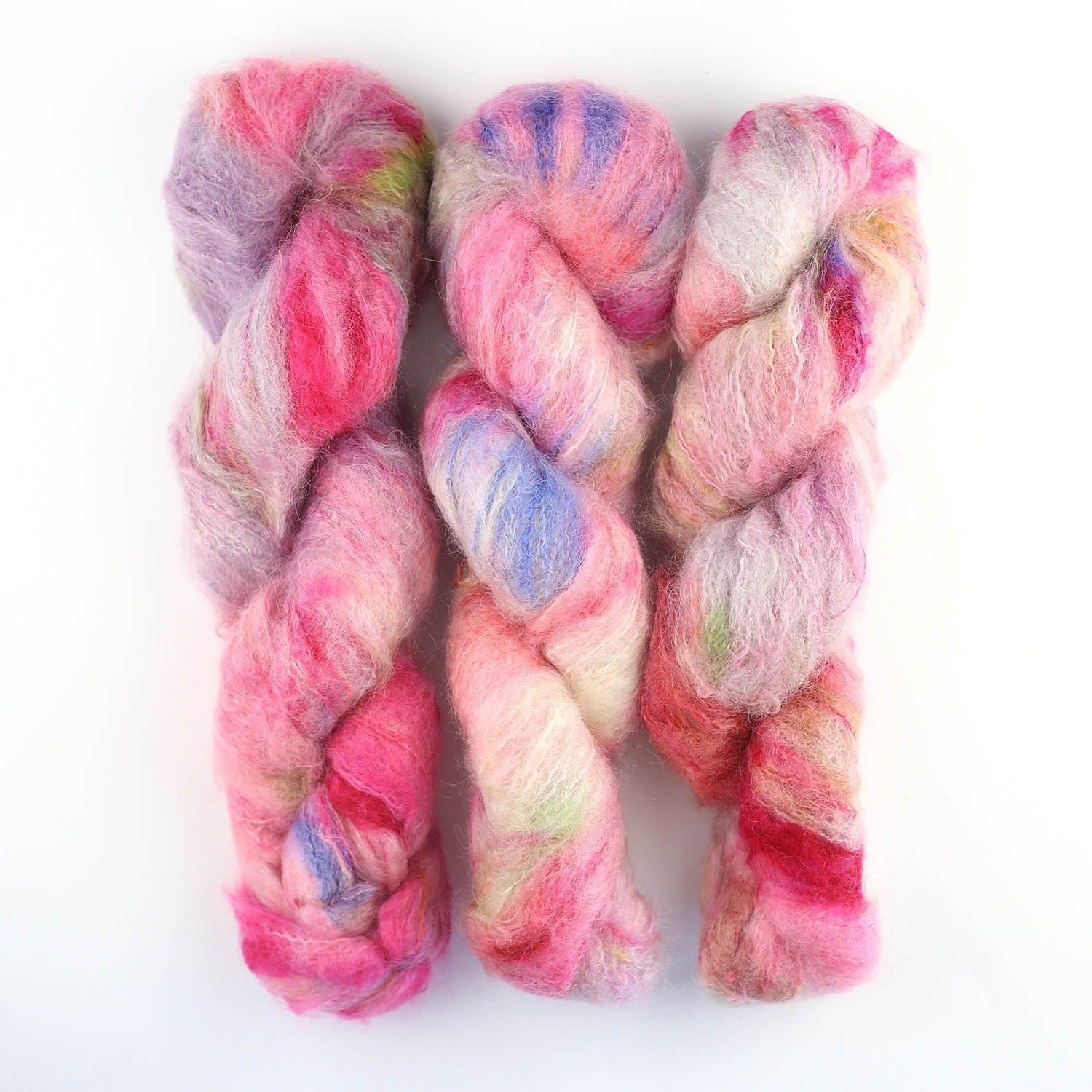 Cowgirlblues Fluffy Mohair Varigated handgefärbt