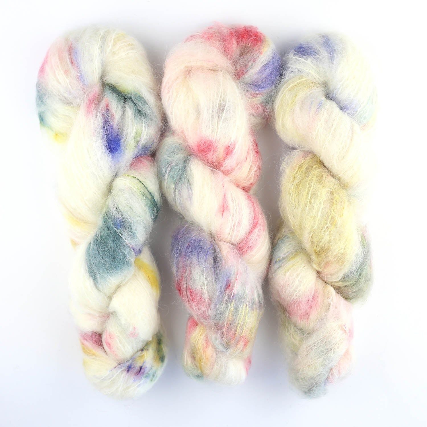 Cowgirlblues Fluffy Mohair Varigated handgefärbt