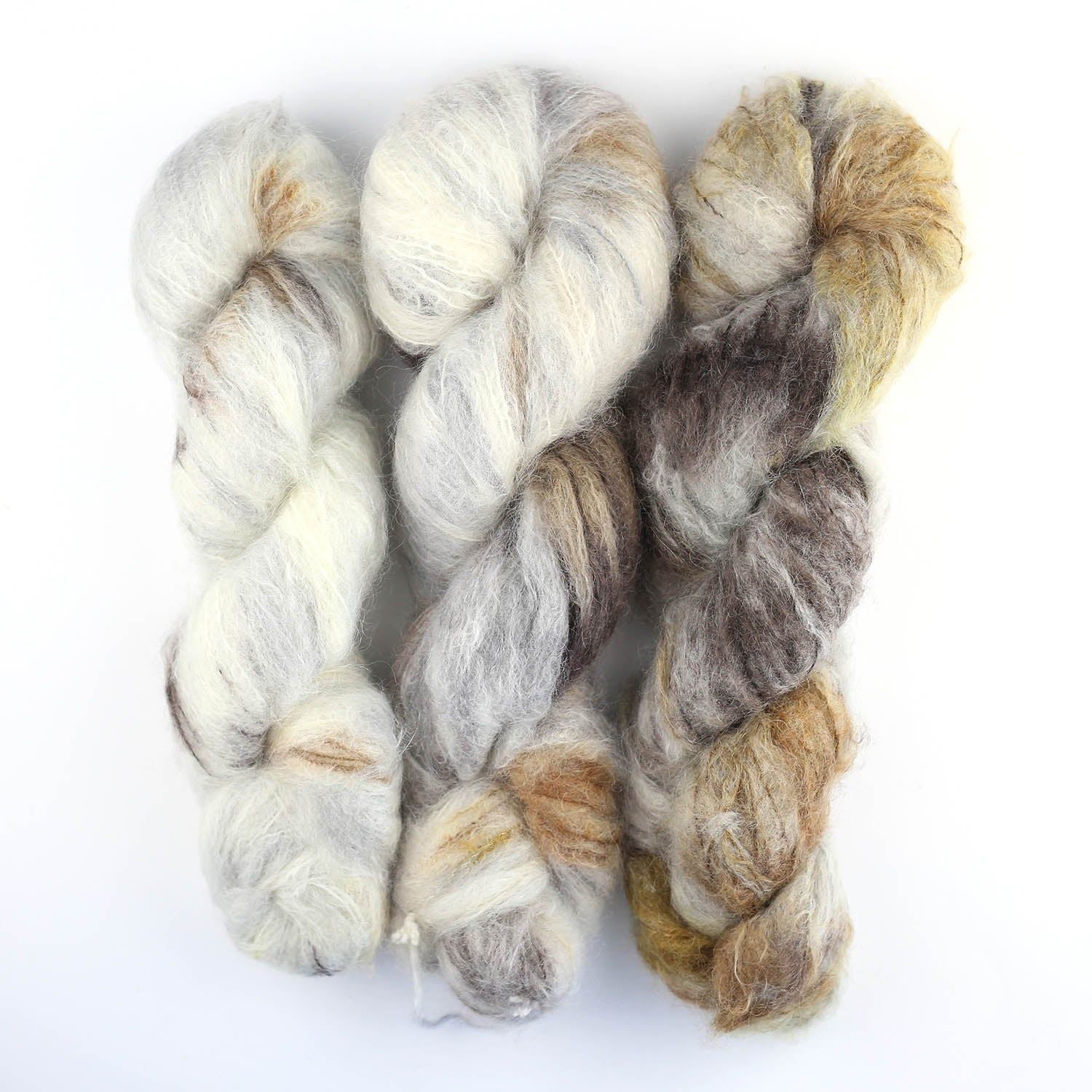 Cowgirlblues Fluffy Mohair Varigated handgefärbt