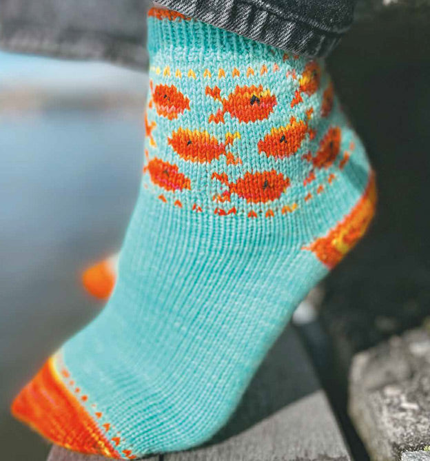 Geniale Motivsocken stricken