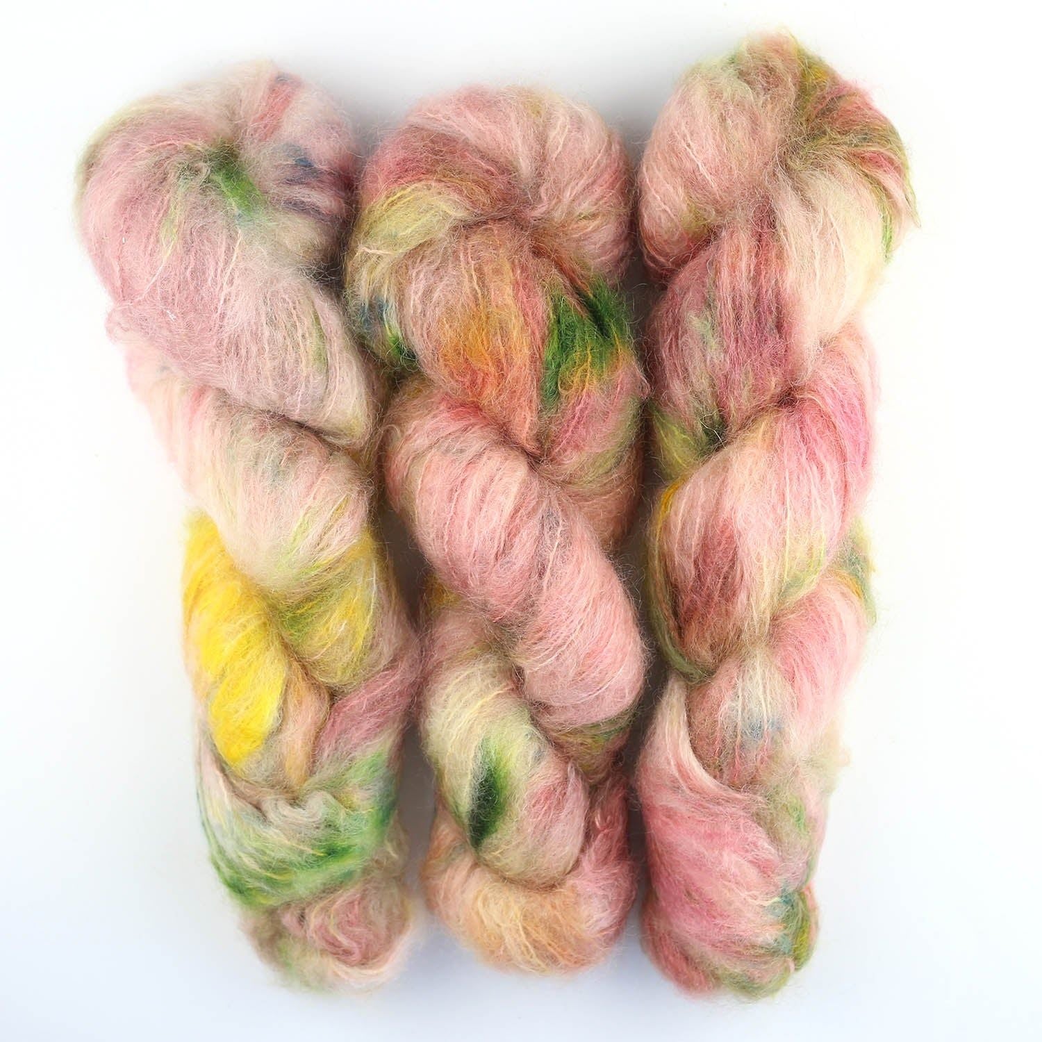 Cowgirlblues Fluffy Mohair Varigated handgefärbt