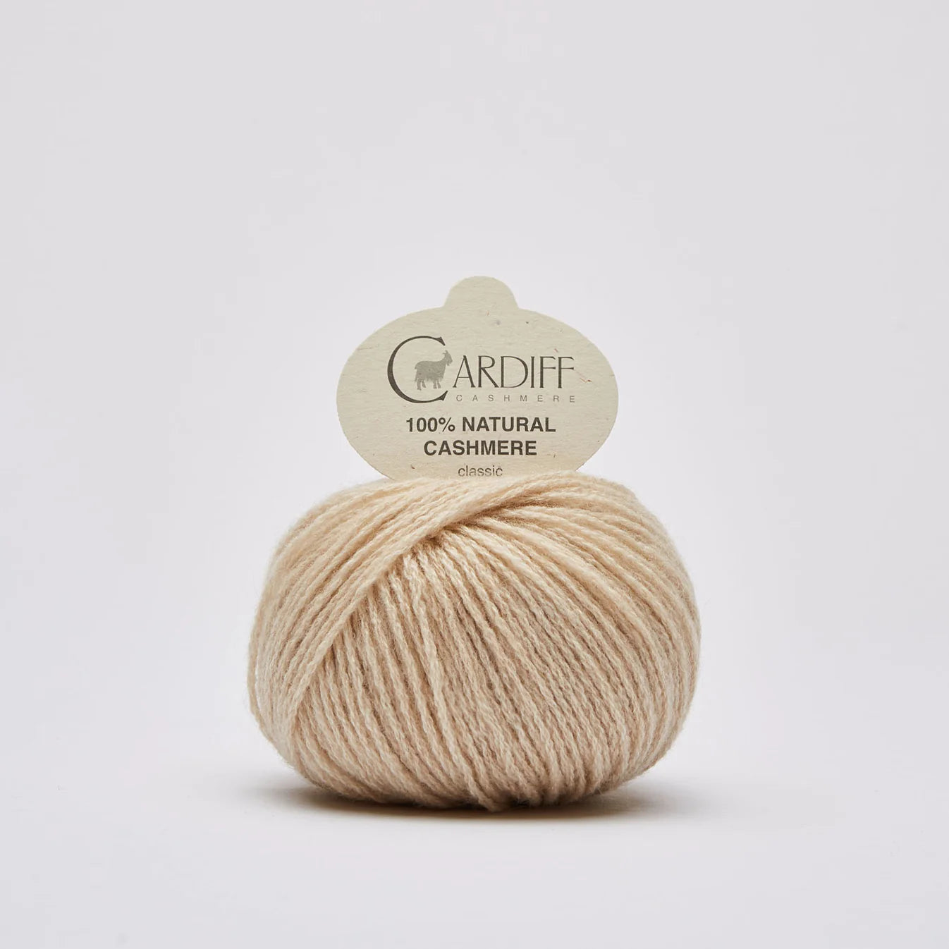 Knäuel Cardiff Cashmere classic in silver beige