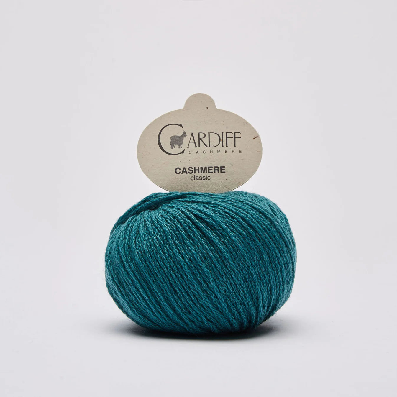 Knäuel Cardiff Cashmere classic in Farbe bugatti petrol