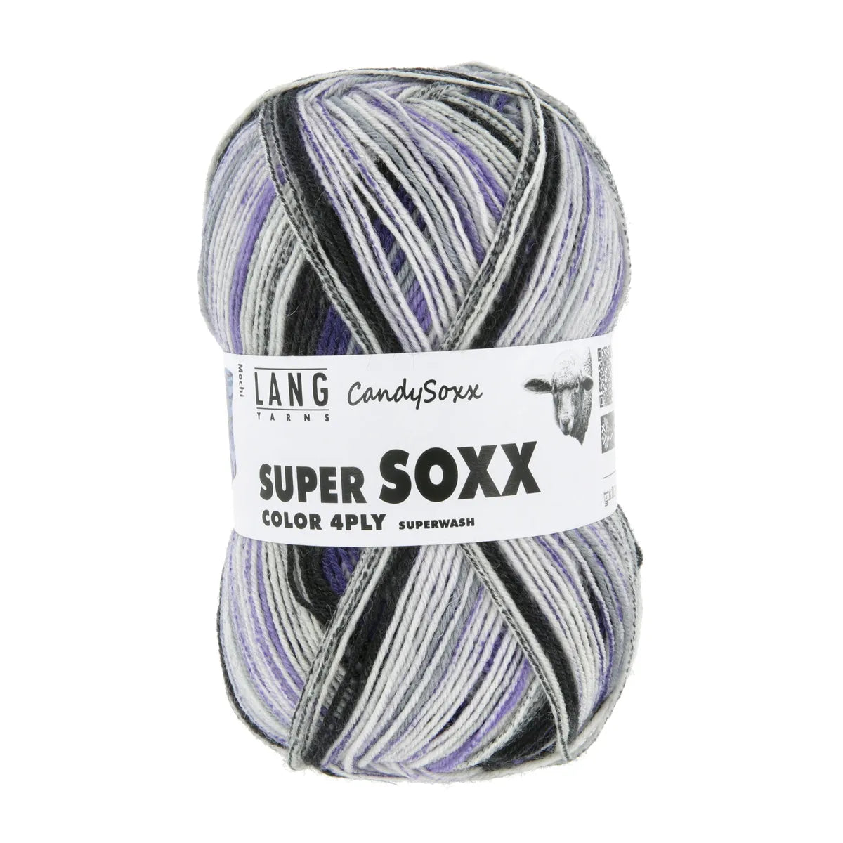 Lang Yarns - Super Soxx Color 4 Ply - 100g