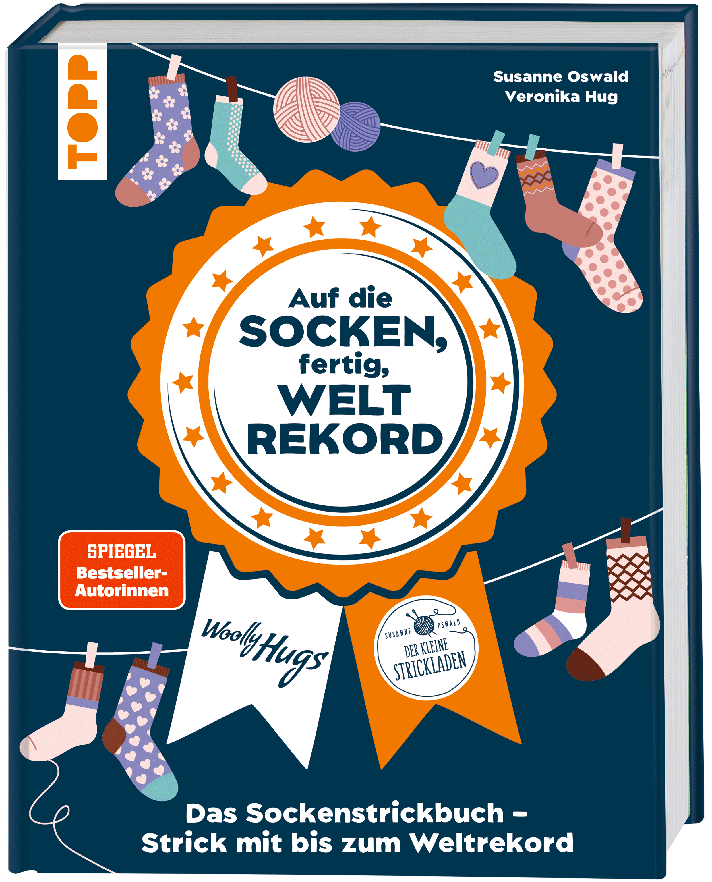 Auf die Socken fertig Weltrekord - Das Sockenstrickbuch zum Weltrekord