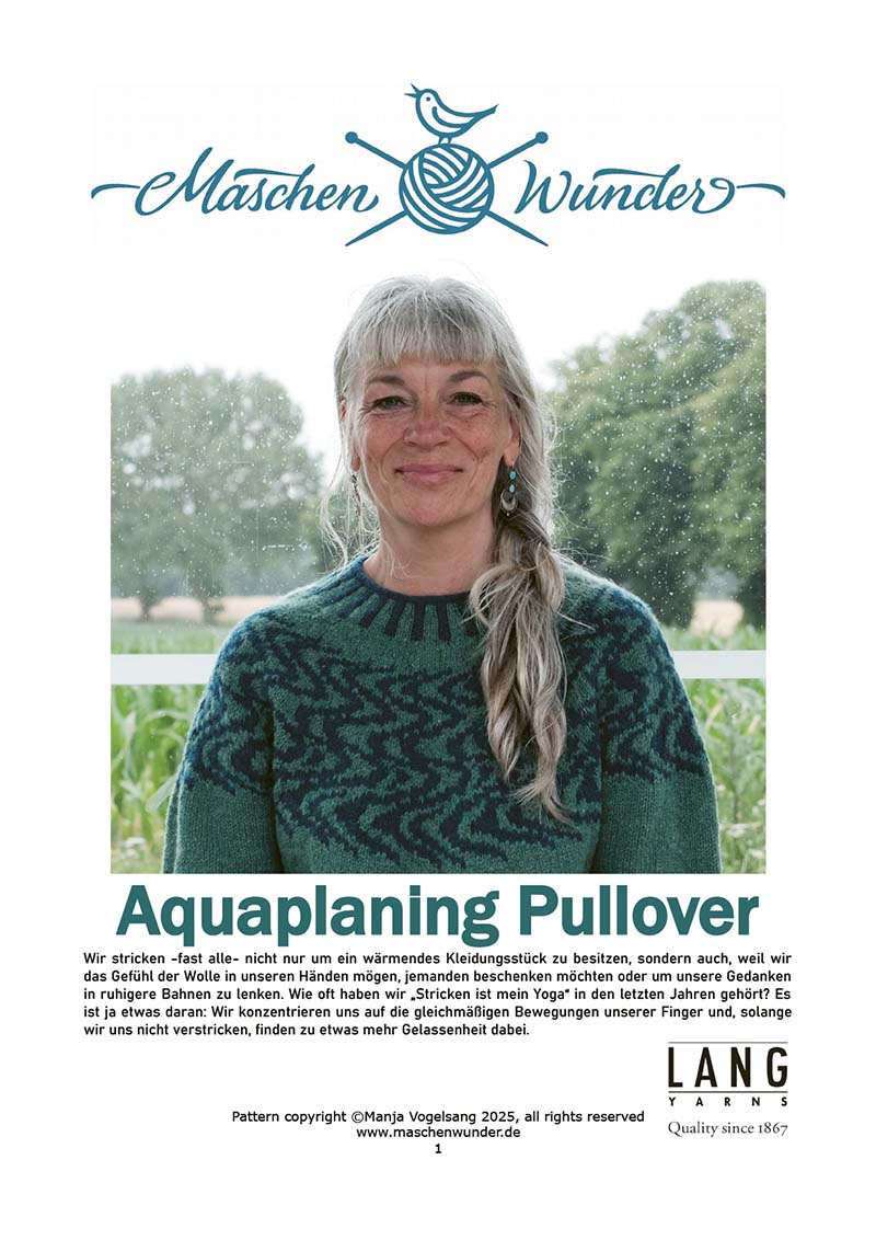 Booklet Aquaplaning - Manja Vogelsang