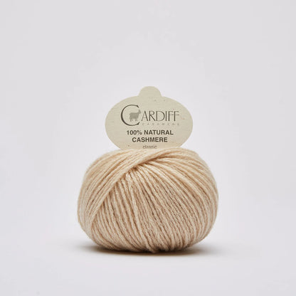 Knäuel Cardiff Cashmere classic in silver beige
