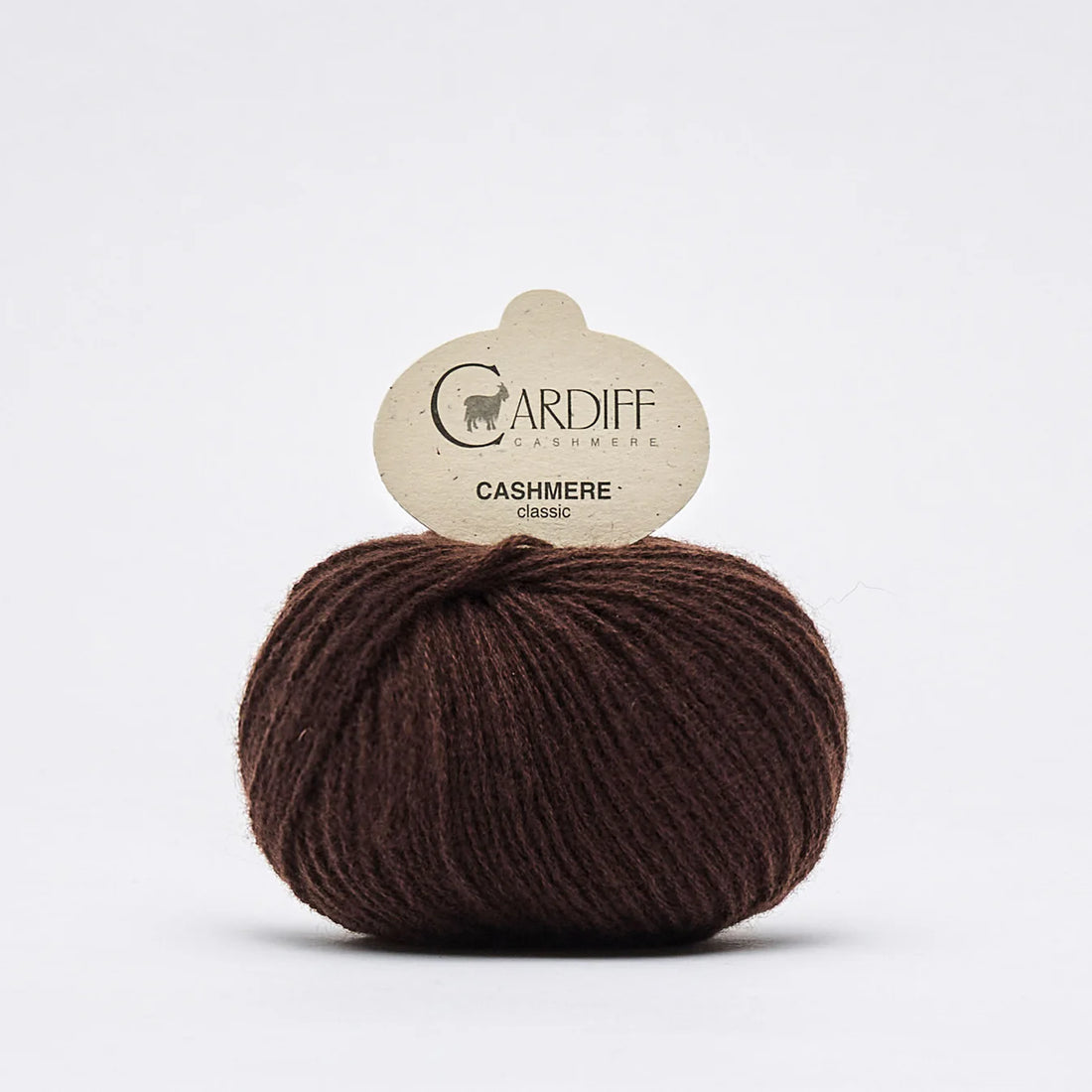 Knäuel Cardiff Cashmere classic in cacao braun