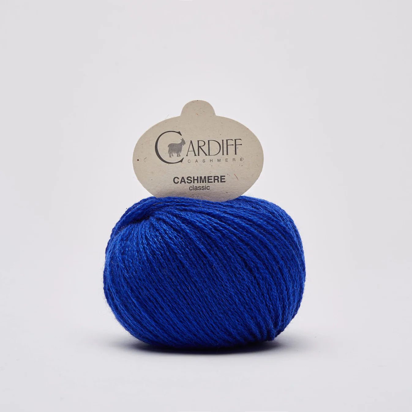 knäuel Cardiff Cashmere classic Farbe zar leuchtendes blau