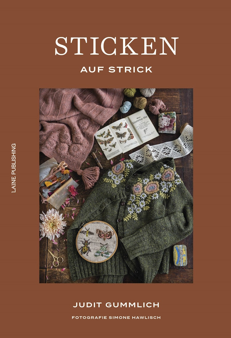 Sticken auf Strick