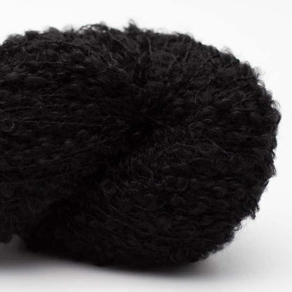 Alpaca Bouclé in schwarz