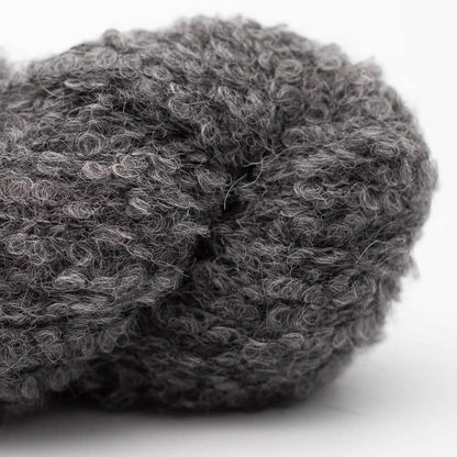 Alpaca Bouclé in silbergrau