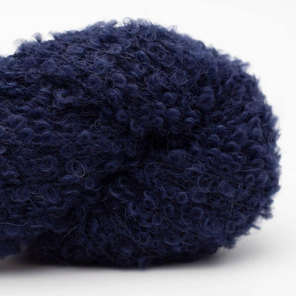 Alpaca Bouclé in Farbe Navy