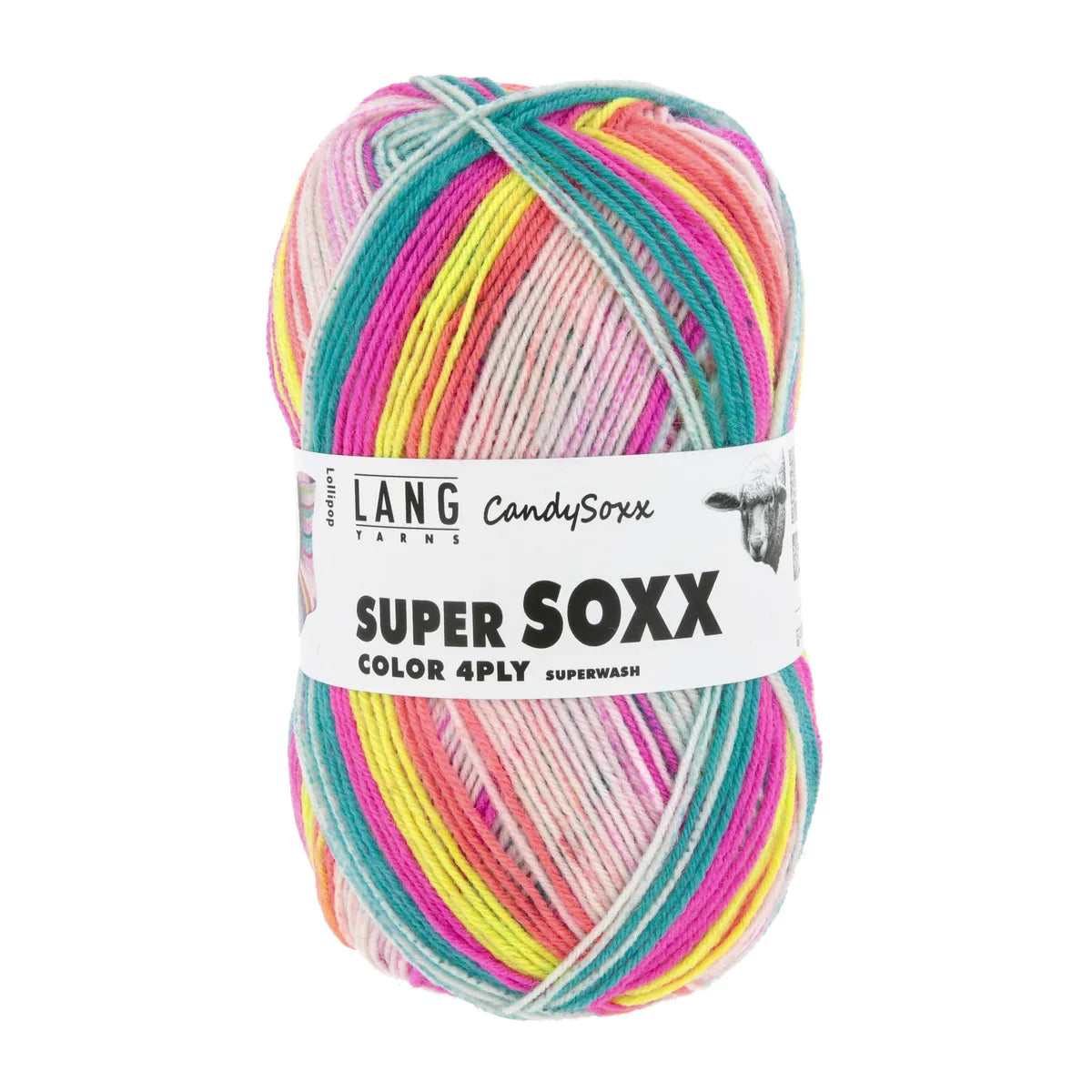 Lang Yarns - Super Soxx Color 4 Ply - 100g
