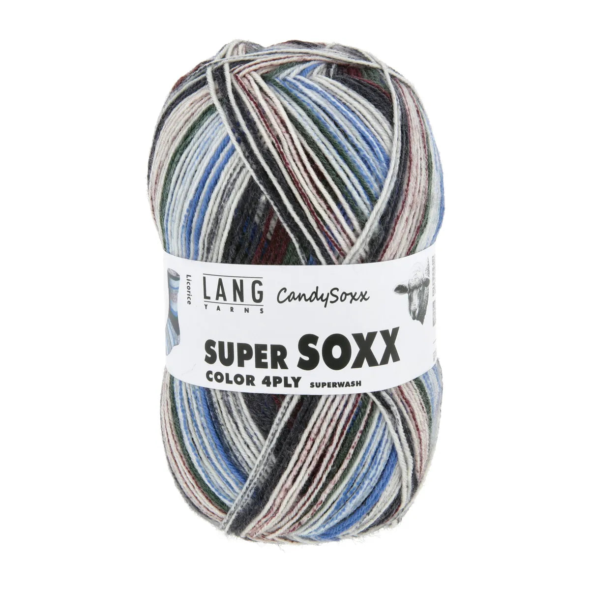 Lang Yarns - Super Soxx Color 4 Ply - 100g