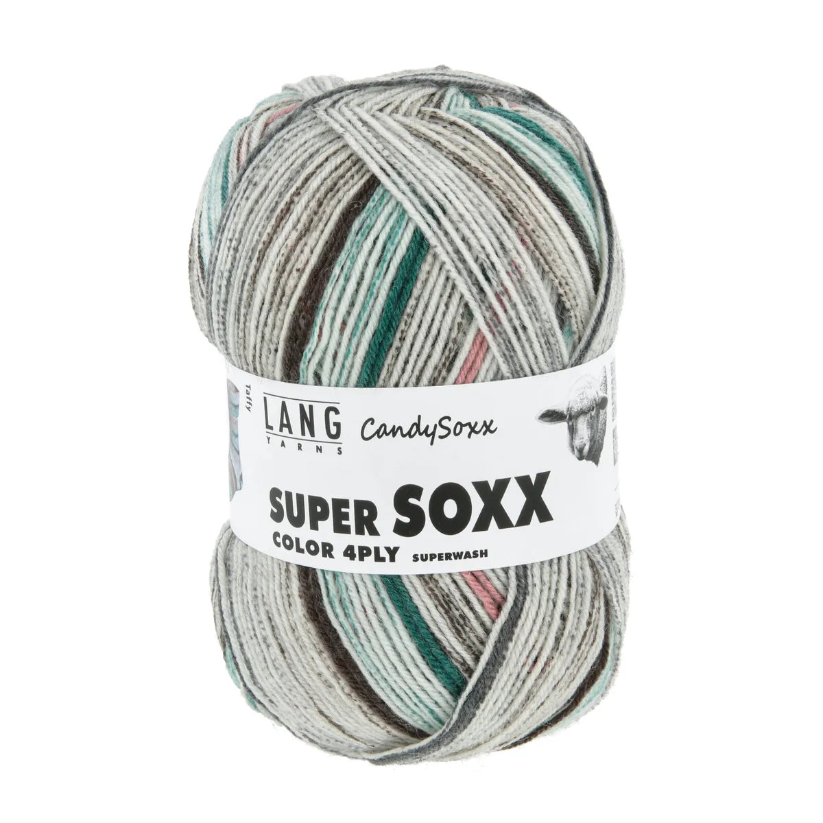 Lang Yarns - Super Soxx Color 4 Ply - 100g
