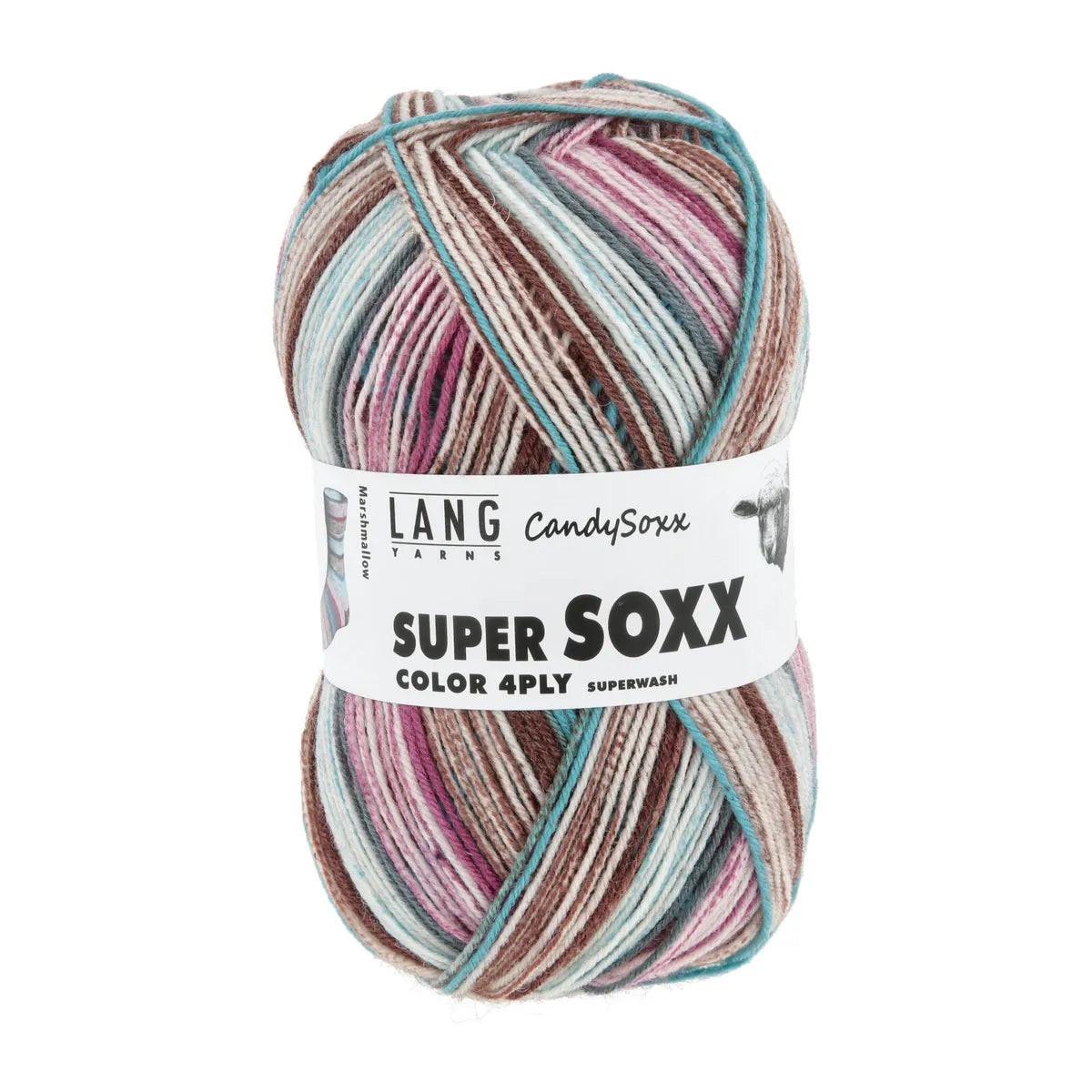 Lang Yarns - Super Soxx Color 4 Ply - 100g