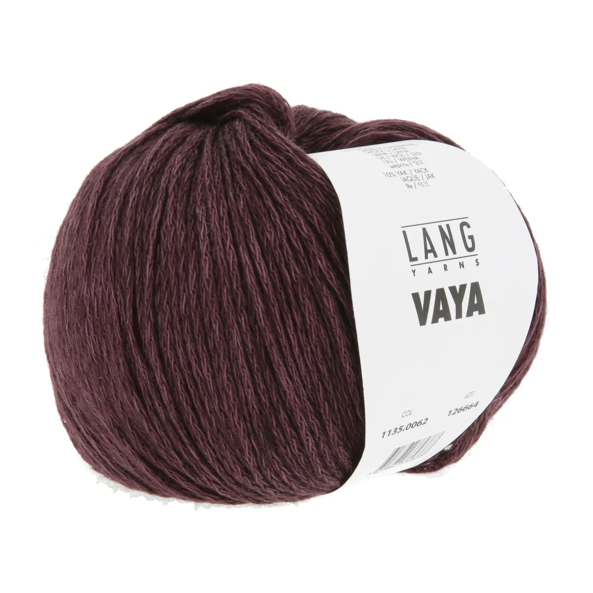 Knäuel Vaya in weinrot