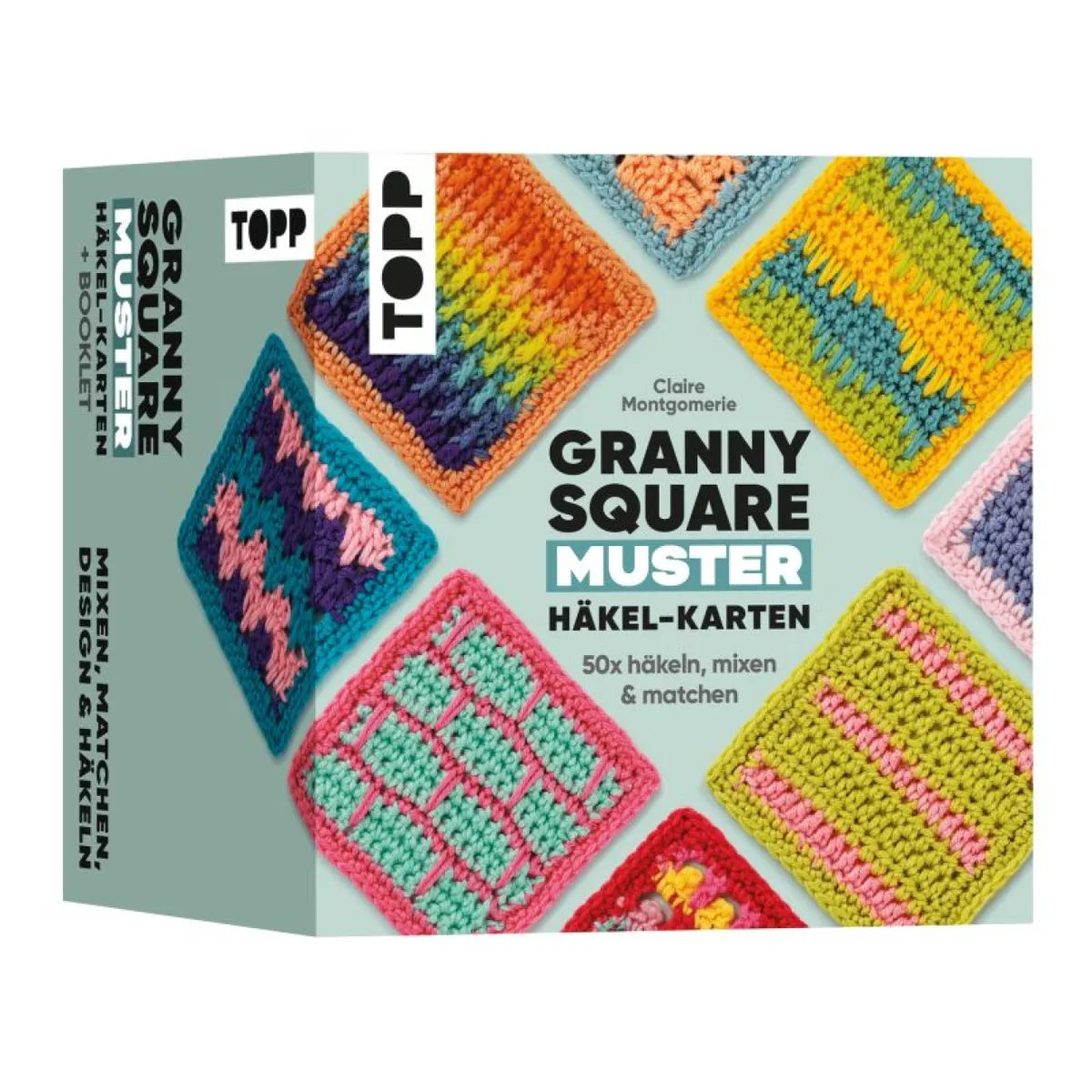 Granny Square Muster Häkelkarten