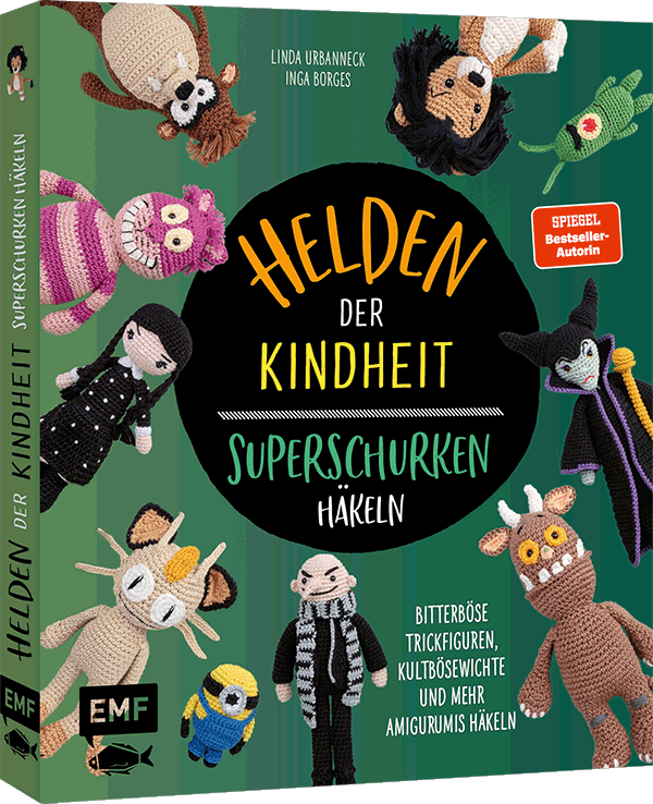 Helden der Kindheit-Superschurken häkeln