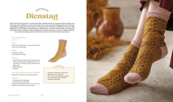 Der Socken-Kompass; perfekt stricken mit allen Techniken und Mustern