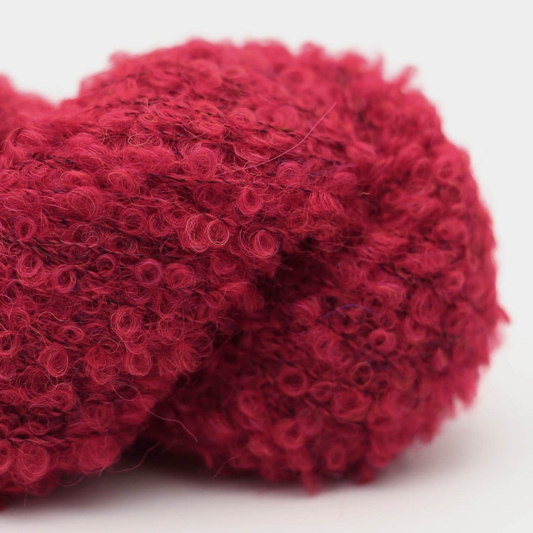 Alpaca Bouclé in rot