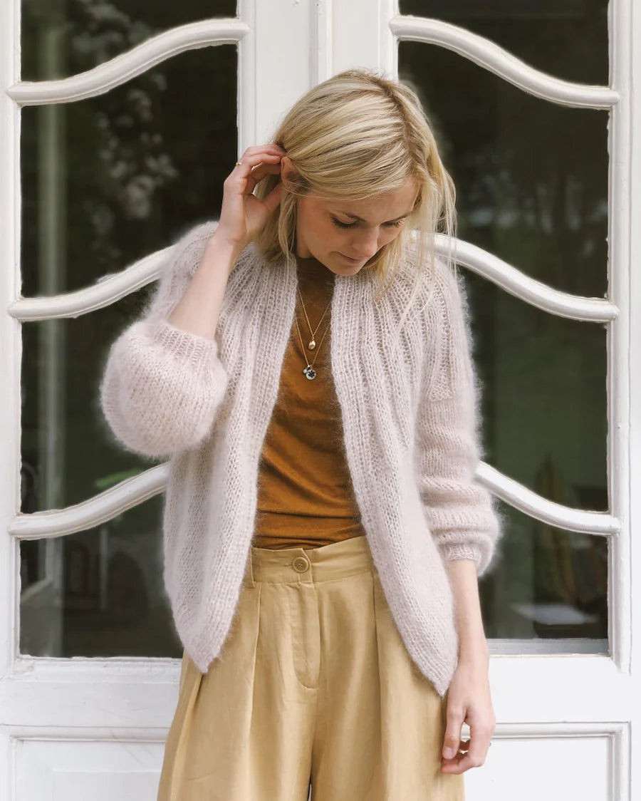 PetiteKnit Sunday Cardigan Mohair Edition